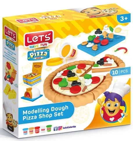 LETS OYUN HAMURU SET PİZZA SETİ L9004