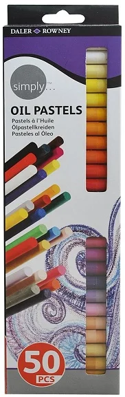DALER ROWNEY PASTEL BOYA SIMPLY SERİSİ SET 50 RENK 157500050