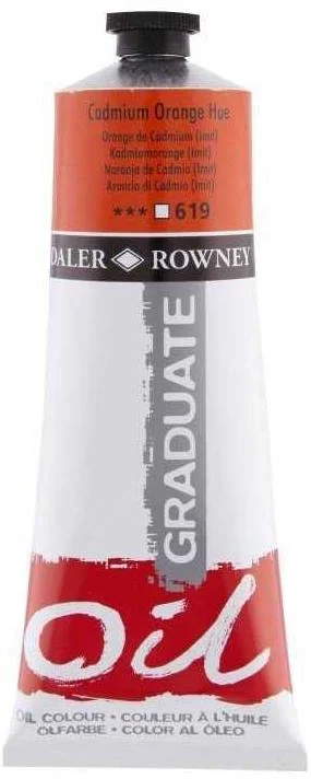 DALER ROWNEY YAĞLI BOYA GRADUATE GRAD SERİSİ 200 ML CAD ORANGE HUE 117200619