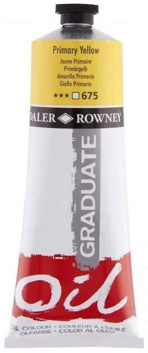 DALER ROWNEY YAĞLI BOYA GRADUATE GRAD SERİSİ 200 ML PRIMARY YELLOW 117200675