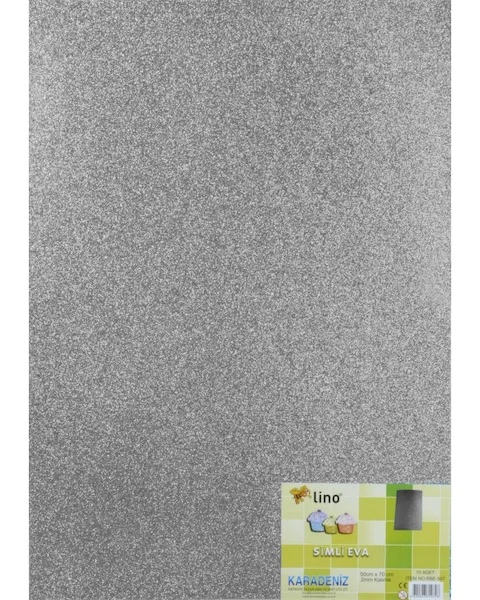 LİNO EVA 50x70 2MM SİMLİ GÜMÜŞ RBE-517