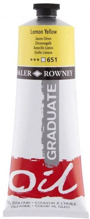 DALER ROWNEY YAĞLI BOYA GRADUATE GRAD SERİSİ 200 ML LEMON YELLOW 117200651