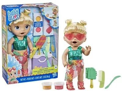 HASBRO BABY ALIVE BEBEĞİMLE YAZ EĞLENCESİ (SARIŞIN) HAS-F1680