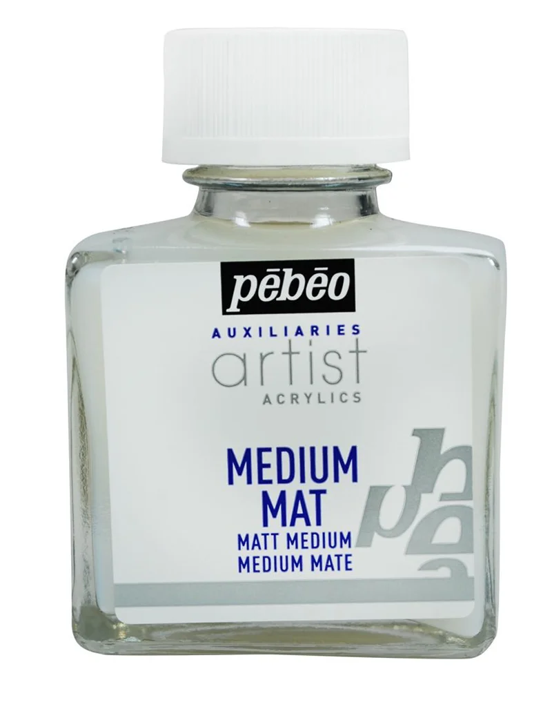 PEBEO YARDIMCI MALZEME AKRİLİK BOYA VERNİK MAT MEDIUM 75 ML ŞİŞE 521000
