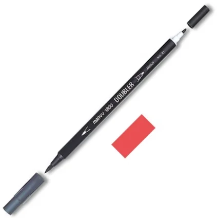 MARVY FIRÇA KALEM BRUSH PEN ÇİFT UÇLU 1800-089 PERSIMMON