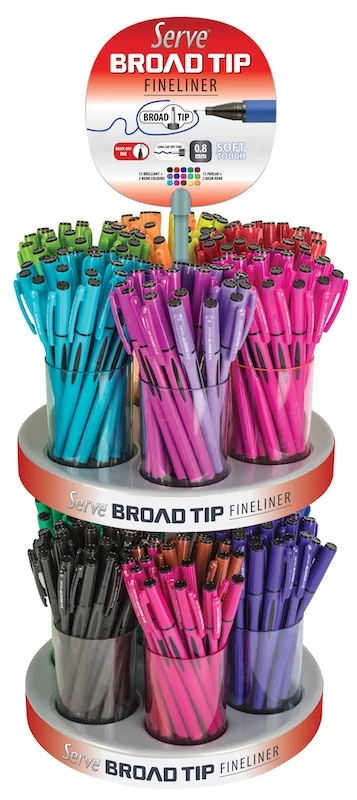 SERVE FINELINER BROAD TIP 0.8 STAND 240 LI SV-BROADTF08240DP