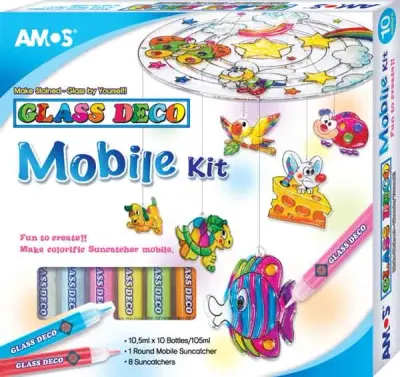 AMOS CAM BOYAMA SETİ MOBİLE KİT - DÖNENCE GD10P10MK