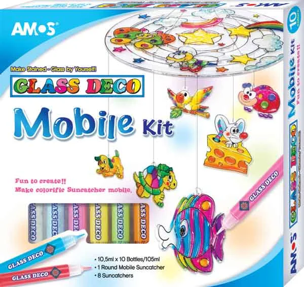 AMOS CAM BOYAMA SETİ MOBİLE KİT - DÖNENCE GD10P10MK
