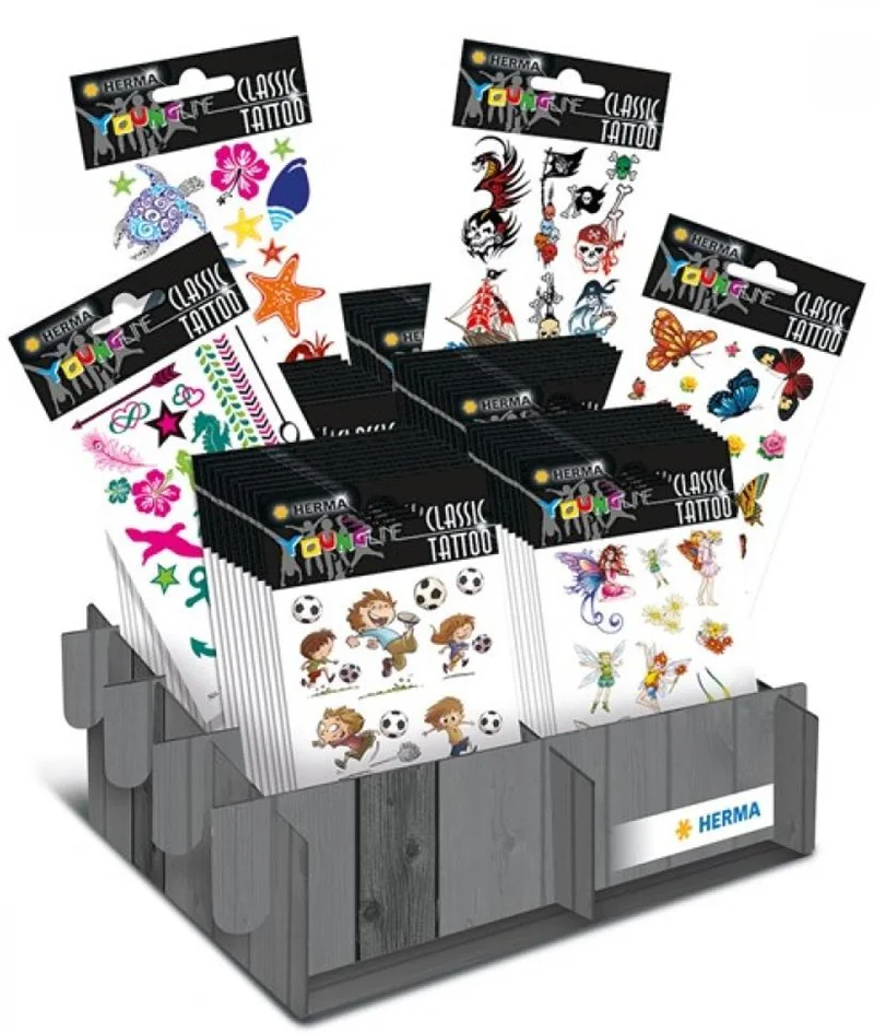 HERMA ETİKET TATTOO YOUNG LINE RENKLİ SET 60 LI 15175