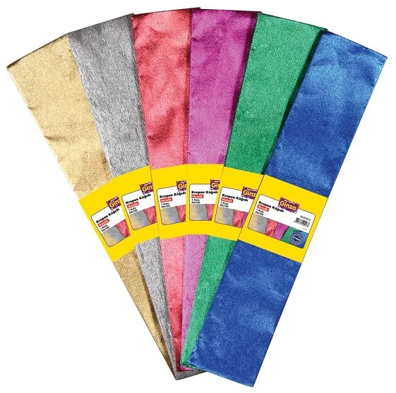 GİNZA KREPON KAĞIDI 50x1METALİK 6 LI GN-0473