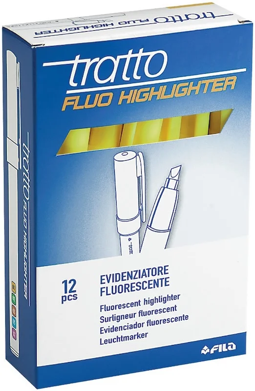 TRATTO FOSFORLU KALEM FLUO SARI 733001