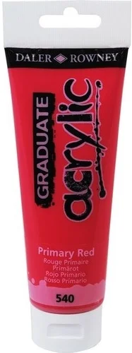 DALER ROWNEY AKRİLİK BOYA GRADUATE SERİSİ 120 ML PRIMARY RED 123120540