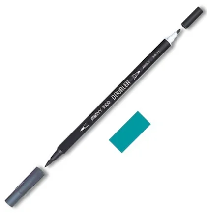 MARVY FIRÇA KALEM BRUSH PEN ÇİFT UÇLU 1800-014 TURQUOISE