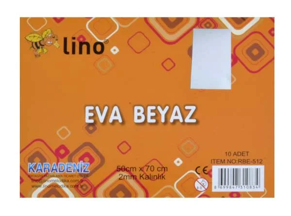 LİNO EVA 50x70 2MM BEYAZ RBE-512