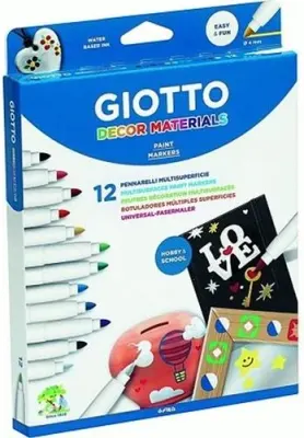GIOTTO DECOR MATERIALS 12 Lİ ASKILI PAKET 453400