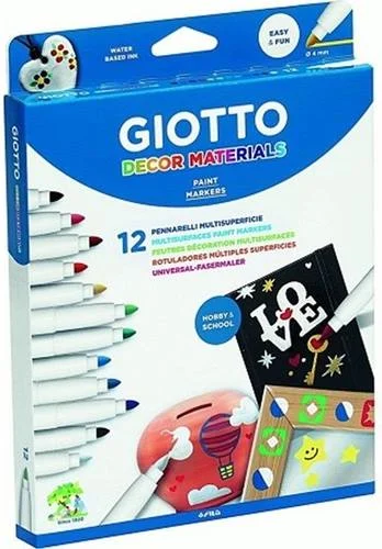 GIOTTO DECOR MATERIALS 12 Lİ ASKILI PAKET 453400