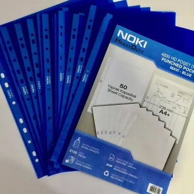 NOKİ POŞET DOSYA HD 100 LÜ RENKLİ 4830HD-130