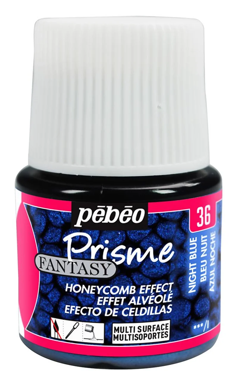 PEBEO DEKORATİF BOYA MULTI SURFACE FANTASY PRISME 45 ML 166036 MIDNIGHT BLUE