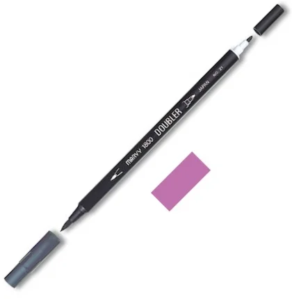 MARVY FIRÇA KALEM BRUSH PEN ÇİFT UÇLU 1800-078 ORCHID