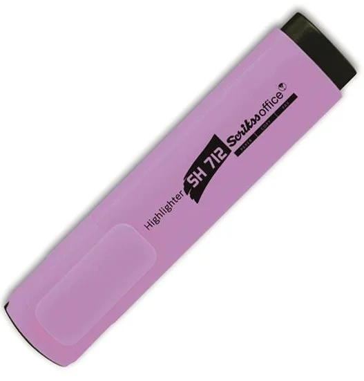 SCRIKSS OFFICE FOSFORLU KALEM SH712 PASTEL LİLA