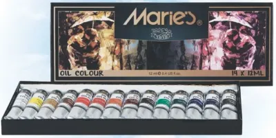 MARIES YAĞLI BOYA SETİ 12 ML 14 LÜ E1383
