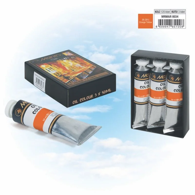 MARIES YAĞLI BOYA 50 ML E1384-26*301 ORANGE YELLOW
