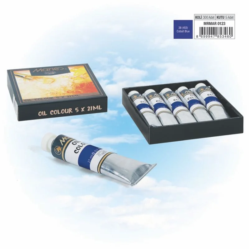 MARIES YAĞLI BOYA 21 ML E75-38*453 COBALT BLUE