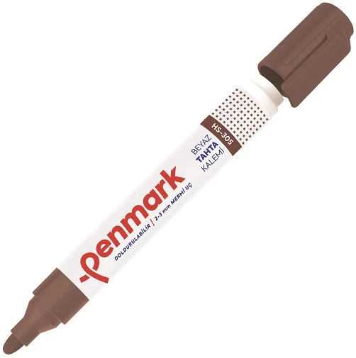 PENMARK BEYAZ TAHTA KALEMİ KAHVERENGİ HS-305-08