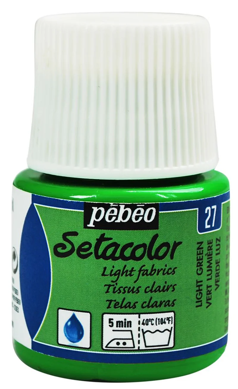 PEBEO KUMAŞ BOYASI SETACOLOR TRANSPARENT 45 ML 329*27 VERT LUMIERE