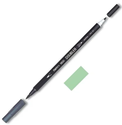 MARVY FIRÇA KALEM BRUSH PEN ÇİFT UÇLU 1800-034 PALE GREEN
