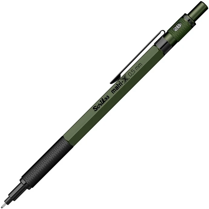 SCRIKSS OFFICE VERSATİL KALEM MATRI-X 0.5 ŞEFFAF AMBALAJ YEŞİL