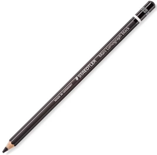 STAEDTLER KURŞUN KALEM DERECELİ MARS LUMOGRAPH BLACK 6B 100B-6B