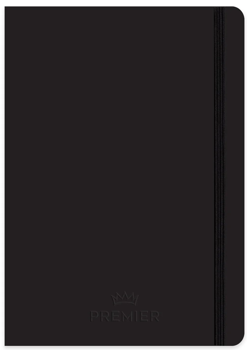 KESKİN DEFTER PREMİER SİYAH 17x24 CİLTLİ 96 YP. KARELİ 410652
