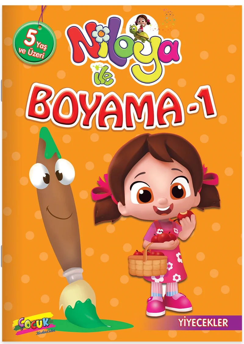 KESKİN BOYAMA KİTABI NİLOYA 20x28 8 YP. RENKLİ 244904