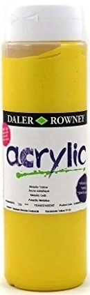 DALER ROWNEY AKRİLİK BOYA GRADUATE SERİSİ 500 ML METALIC YELLOW 123500723