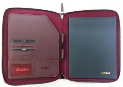SCRIKSS HEDİYELİK SET DR 8113-3 PORTFÖY + TABLET KILIFI BORDO+ TOUCH PEN