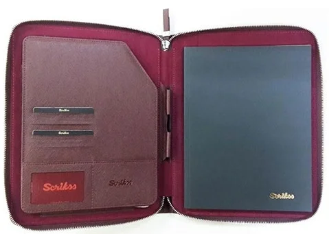 SCRIKSS HEDİYELİK SET DR 8113-3 PORTFÖY + TABLET KILIFI BORDO+ TOUCH PEN