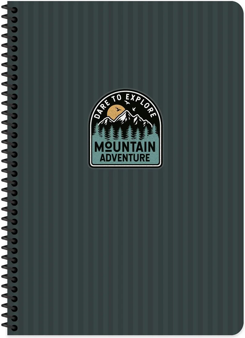 KESKİN DEFTER OUTDOOR A4 KARTON KAPAK SPİRALLİ 80 YP. DÜZ 385610