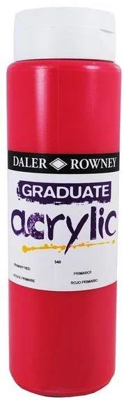 DALER ROWNEY AKRİLİK BOYA GRADUATE SERİSİ 500 ML CADMIUM RED HUE 123500500