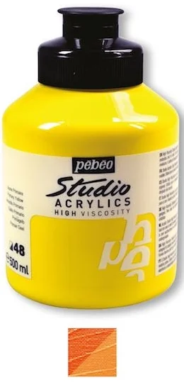 PEBEO AKRİLİK BOYA STUDIO 500 ML 172*353 IRIDESCENT ORANGE-YELLOW
