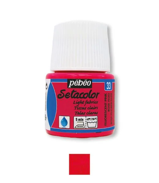 PEBEO KUMAŞ BOYASI SETACOLOR TRANSPARENT 45 ML 329*22 ROSE BENGALE