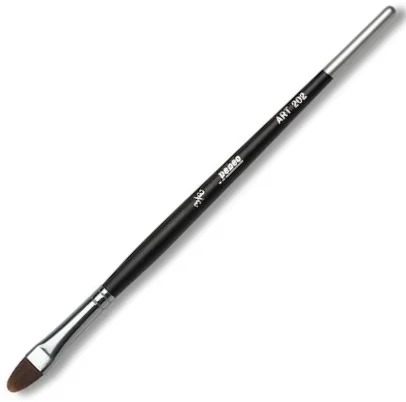 PEBEO FIRÇA 202 SERİSİ KEDİ DİLİ SİYAH SENTETİK KIL KISA SAP NO:3/8 202 3/8
