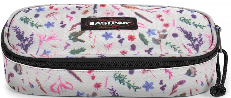 EASTPAK KALEM ÇANTASI OVAL SINGLE HERBS WHITE VFE-EK000717K461