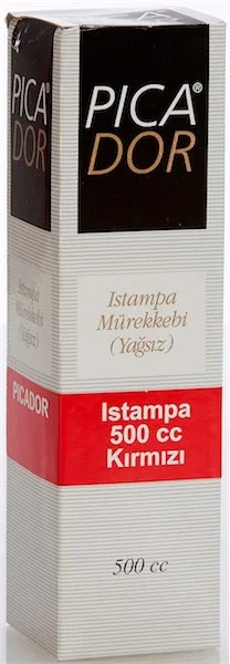 PICADOR ISTAMPA MÜREKKEBİ 50 CC KIRMIZI KE006