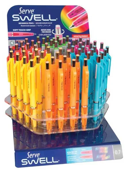 SERVE VERSATİL KALEM SWELL 0.7 STAND 60 LI FOSFORLU SV-SWELL60DP