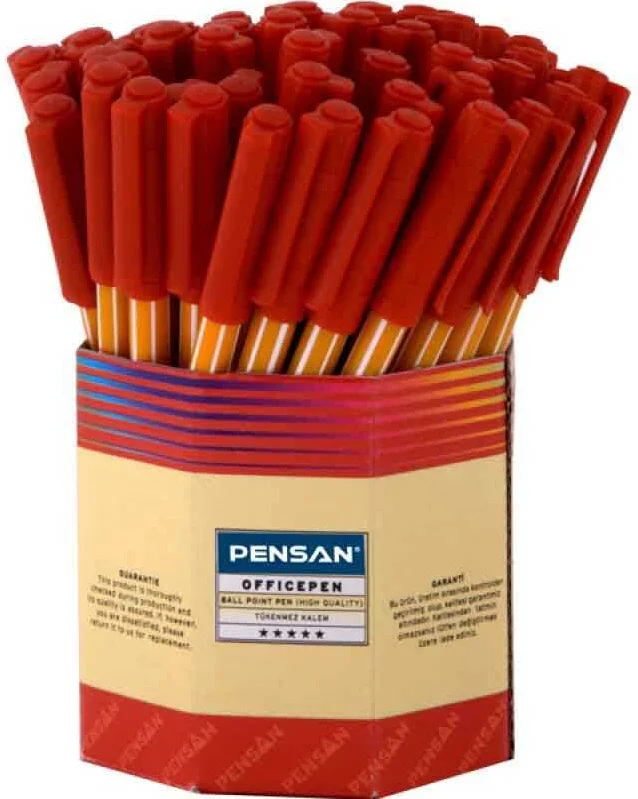 HB PENSAN TÜKENMEZ OFİSPEN 1010 KIRMIZI 60LI