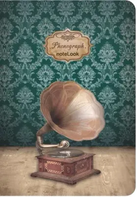 SCRIKSS NOTELOOK DEFTER RETRO PHONOGRAPH A6 ÇİZGİLİ