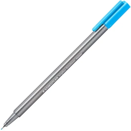 STAEDTLER FINELINER TRIPLUS 0.3 NEON MAVİ 334-301