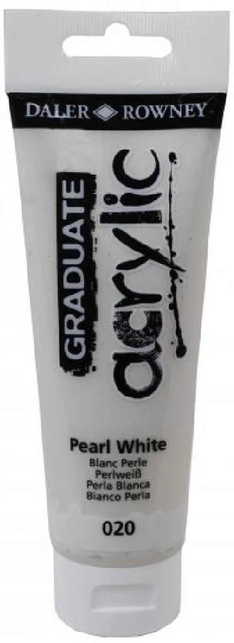 DALER ROWNEY AKRİLİK BOYA GRADUATE SERİSİ 120 ML PEARLESC.WHITE 123120020