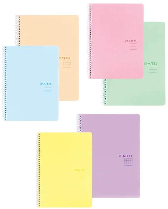 KESKİN DEFTER PASTEL NOTE 17x24 SPİRALLİ PP KAPAK 80 YP. KARELİ 327752-99